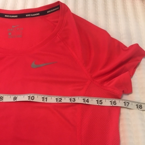 Nike Running Dri-Fit Orange Top Size Small - Picture 10 of 11